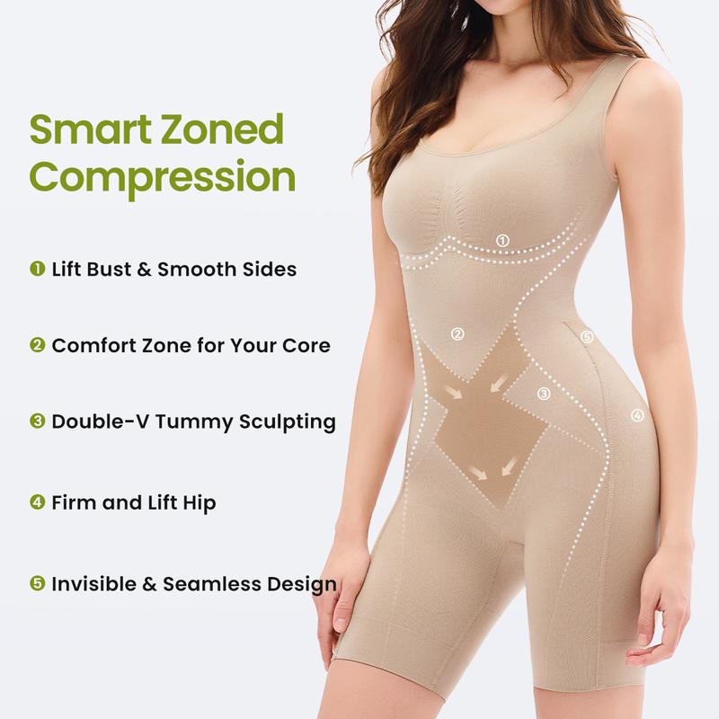 Tummy Control Faja Bodysuit