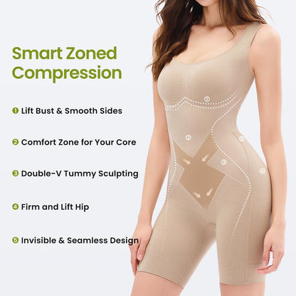 Tummy Control Faja Bodysuit