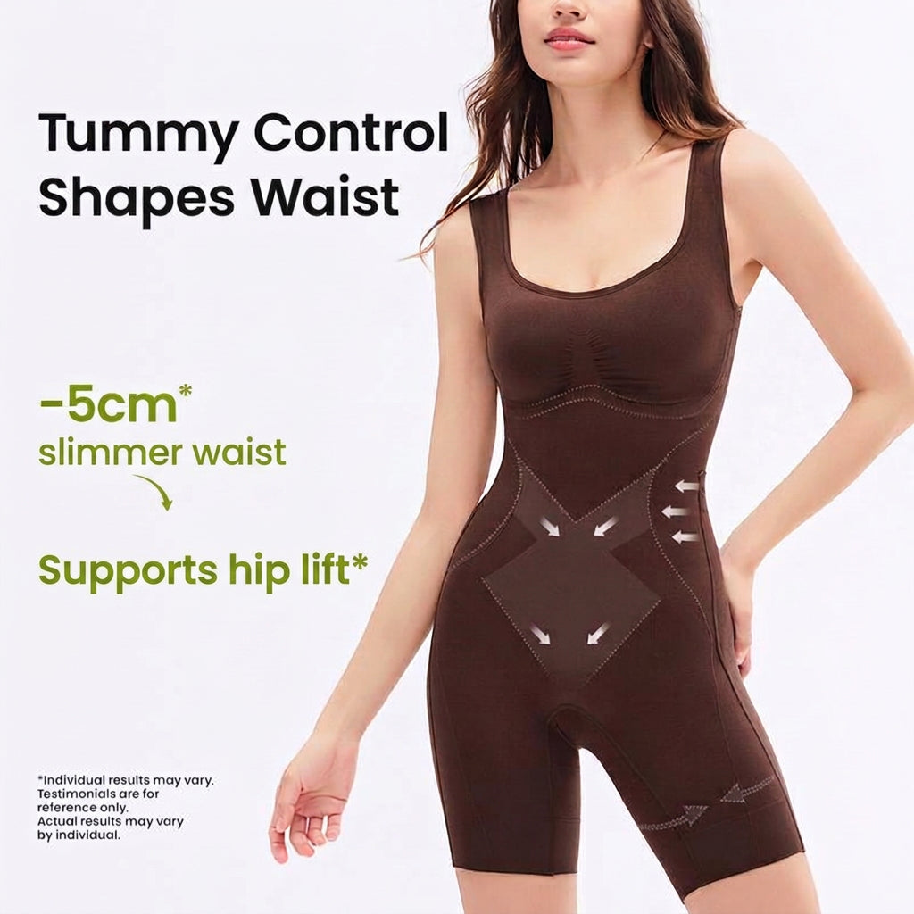 Tummy Control Faja Bodysuit